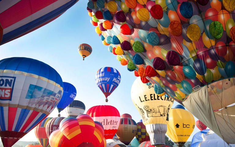 One of the best things to do in Bristol is take to the sky in a hot air balloon