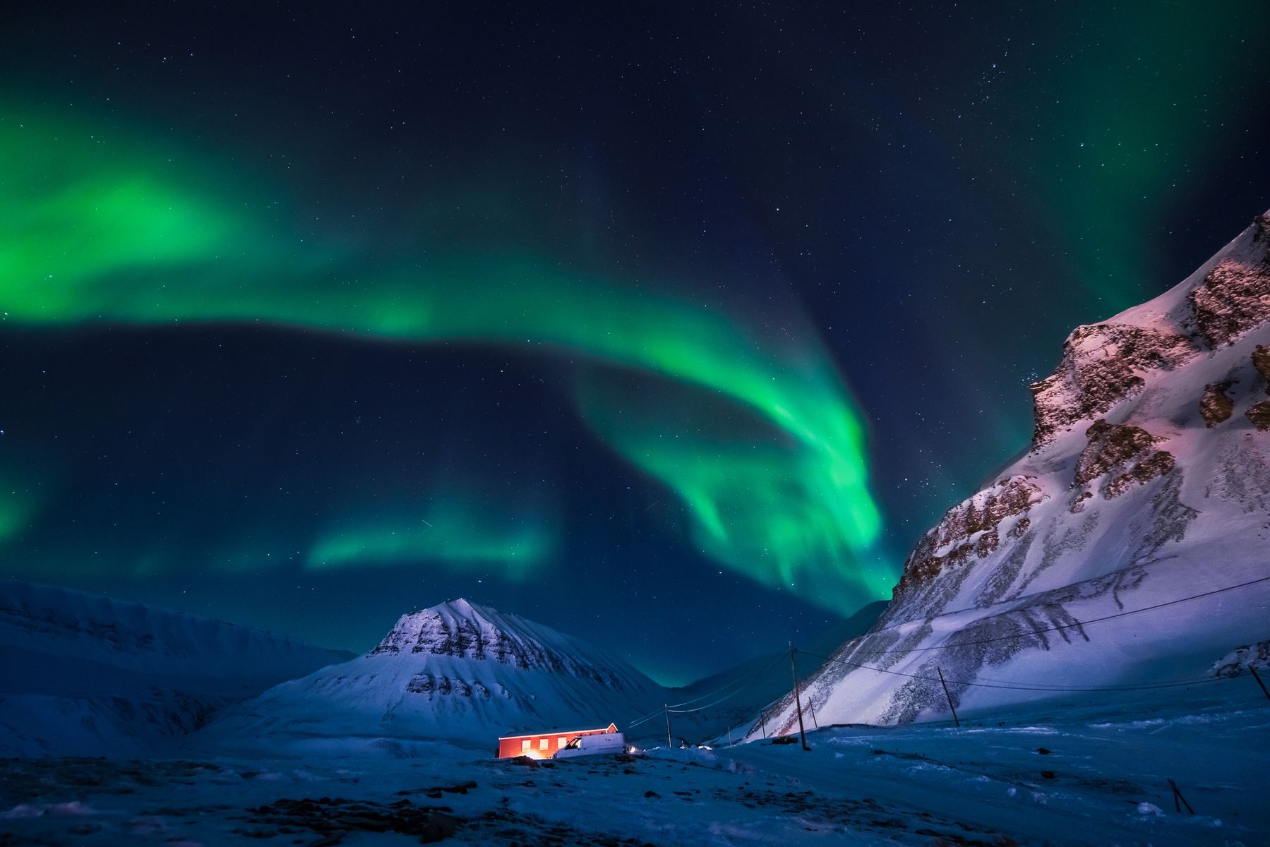 Nature lovers will definitely want to add <a href="https://www.visitnorway.com/places-to-go/svalbard-islands/?lang=usa" rel="noreferrer noopener">Svalbard</a> to their Norwegian itinerary. It’s not only a fabulous destination for viewing the northern lights, it’s also a prime spot for observing wildlife. Located between Norway and the North Pole, this archipelago features a large population of polar bears, numerous frozen caves, and majestic glaciers visitors can explore by boat.