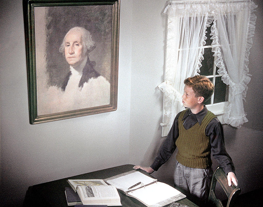 <p>When George Washington was a boy, it was common for people to write out the 110 Rules of Civility-- social etiquette rules that one should follow when in company.</p> <p>At fourteen years old, young George took part in this activity. The rules include being respectful, loyal, and polite. </p>