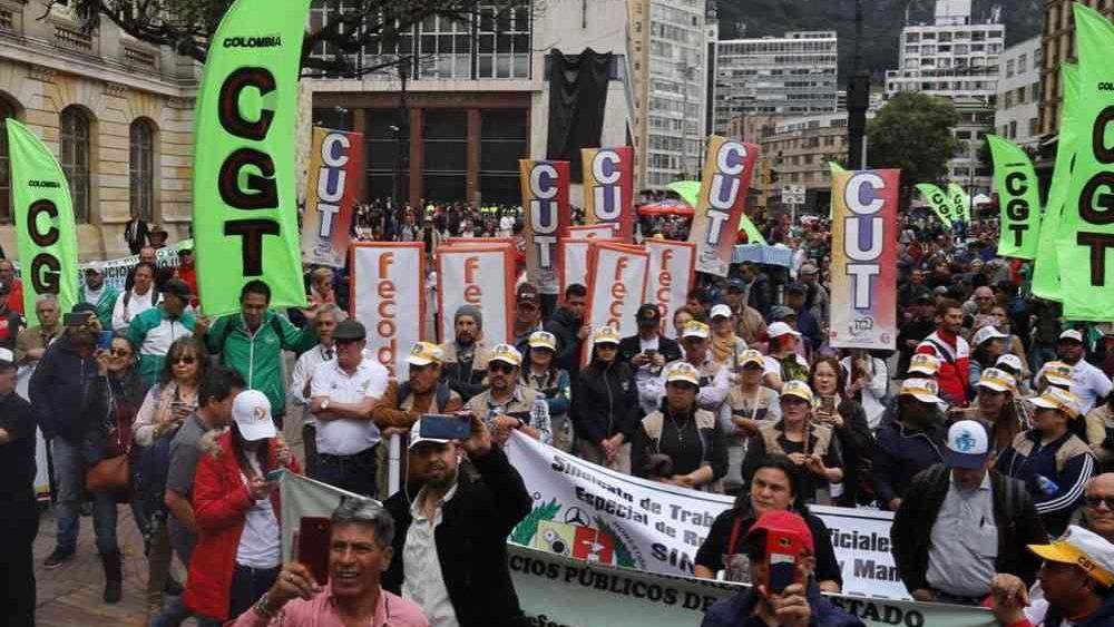 sindicalistas le reclaman a petro que no se apropie de las marchas del 1 de mayo, que son de los trabajadores