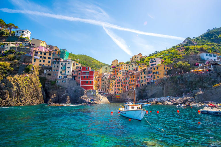 Riomaggiore, Italy in the Cinque Terre Region