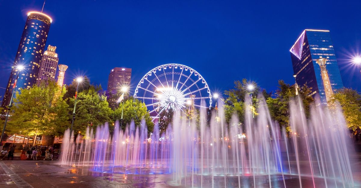 <p>  Built as part of an infrastructure overhaul for the 1996 Summer Olympics, Centennial Olympic Park is downtown Atlanta’s gathering place for free, fun-filled entertainment. </p> <p>  This 21-acre park boasts a variety of things to do, from concerts and festivals to a spectacular Fourth of July Celebration. Feel free to take your time as you stroll past the sculptures, water gardens, and lavish scenery. </p>