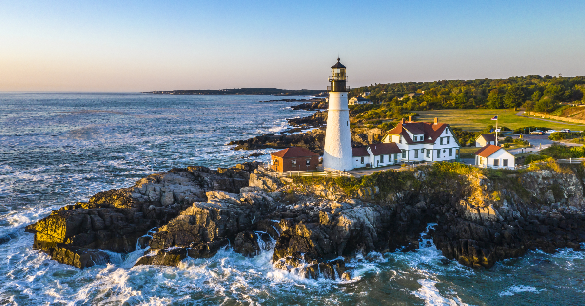 <p>  From boutique hotels to bed-and-breakfasts to woodland camping, visitors from around the world come to visit Bar Harbor, the gateway to Acadia National Park. </p> <p>  With some of Maine’s best restaurants, charming stores, and a slew of outdoor activities, you can either kick back or venture out. Before you leave, make your way up Cadillac Mountain, the highest point along the North Atlantic seaboard. If you go between October 7 and March 6, you’ll be the first place to view the sunrise in the United States.</p>