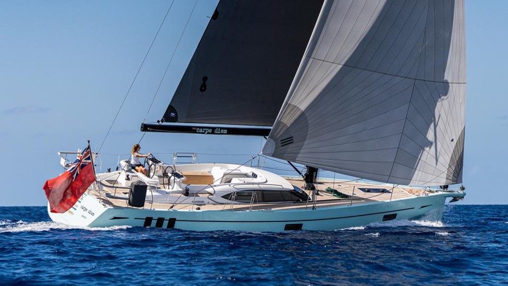 <p>The Oyster 495 is a 52-foot, 8-inch sailing yacht that entered the U.S. market earlier this year. A new design from the keel up, the U.K. builder was thinking global circumnavigation, or at least serious offshore cruising, from the onset. The yacht is also meant to be able to be singlehanded by a capable sailor. The plumb bow and teak decks imbue the 495 with a definite saltiness with performance and aesthetics. The cabin is noteworthy for being both ergonomic and well-lit. Reported top speeds for the 495 crest the 10-knot mark under sail, while a 100 hp Yanmar diesel pushes it along happily at 9.5 knots.</p>