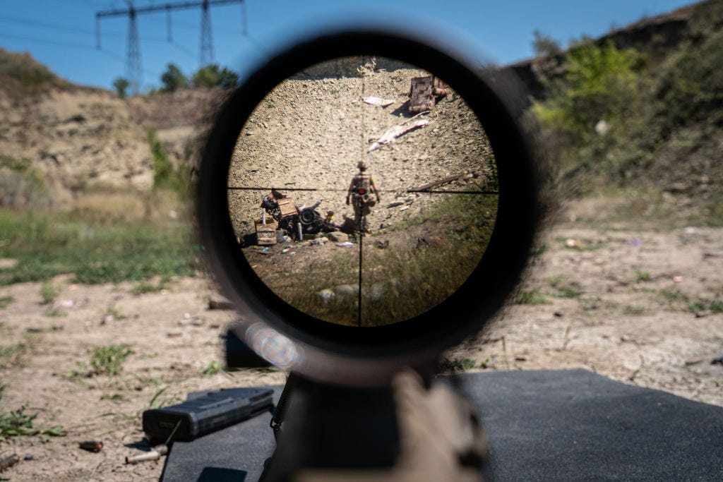 The Ukrainian sniper team claiming the world's longest kill shot ...