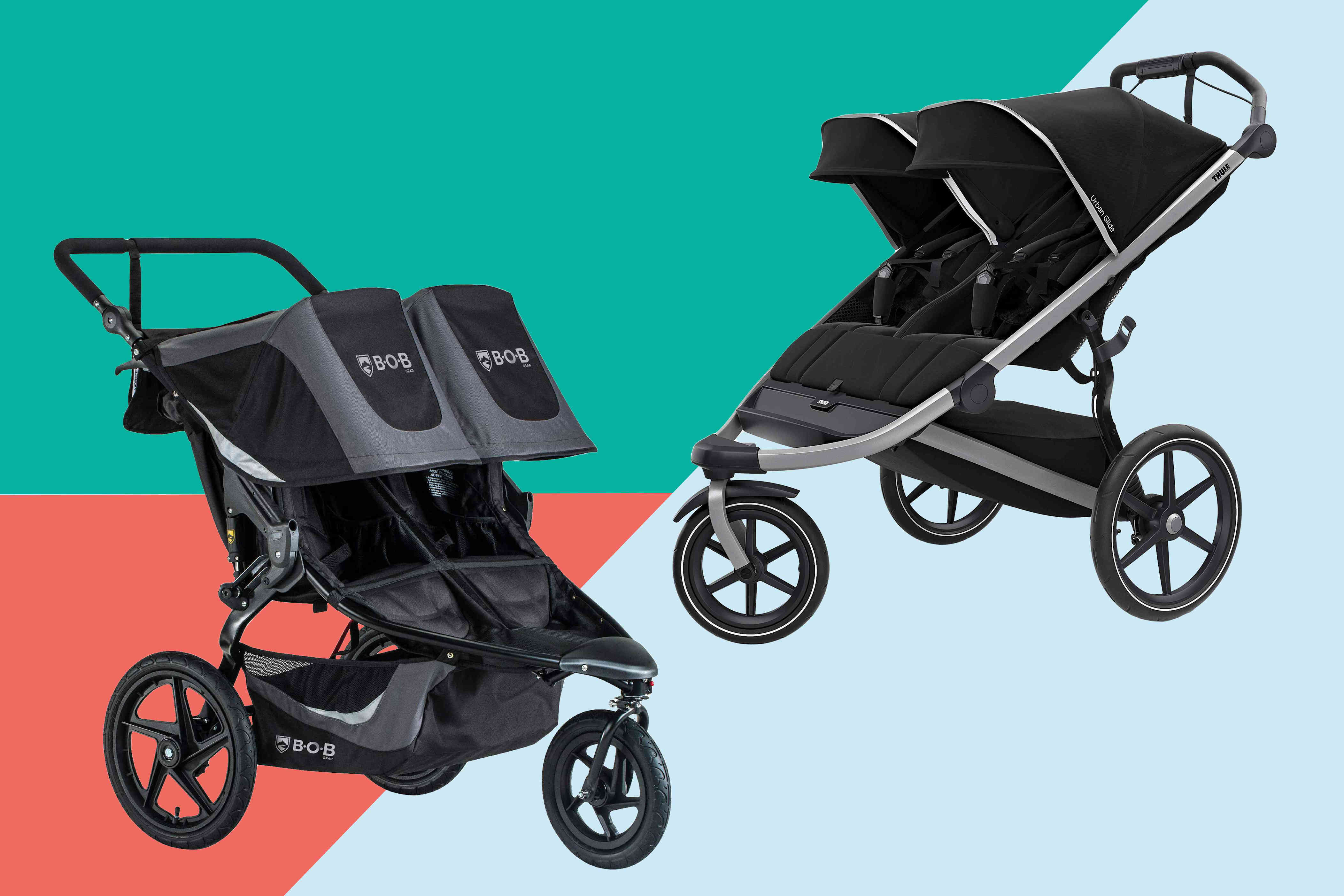The Best Double Jogging Strollers, Tested by Active Parents of 2