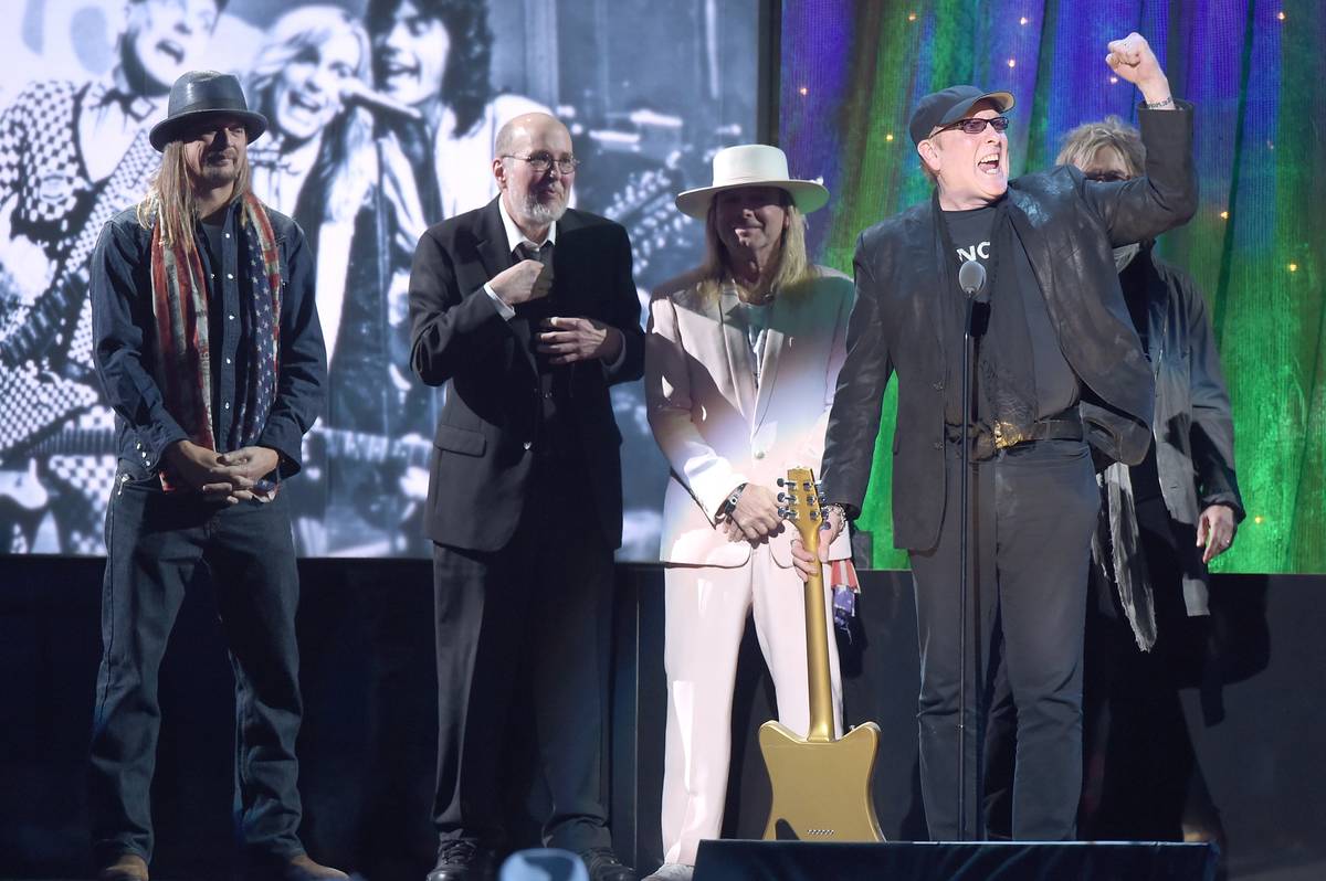 <p>The 2016 awards are mainly remembered by Steve Miller's outburst behind the scenes regarding the ticket prices and the restriction on how many each artist received. That year, Steve Miller, Cheap Trick, Chicago, and Deep Purple were all being inducted. Not only that, but they all performed together as well, playing Fats Domino's song "Ain't That a Shame." </p> <p>The artists were also joined by Steve Van Zandt, Sheryl Crow and Rob Thomas. It was also the last time Cheap Trick played together in public with former drummer Bun E. Carlos, who had left the band in 2010 due to internal conflict. </p>