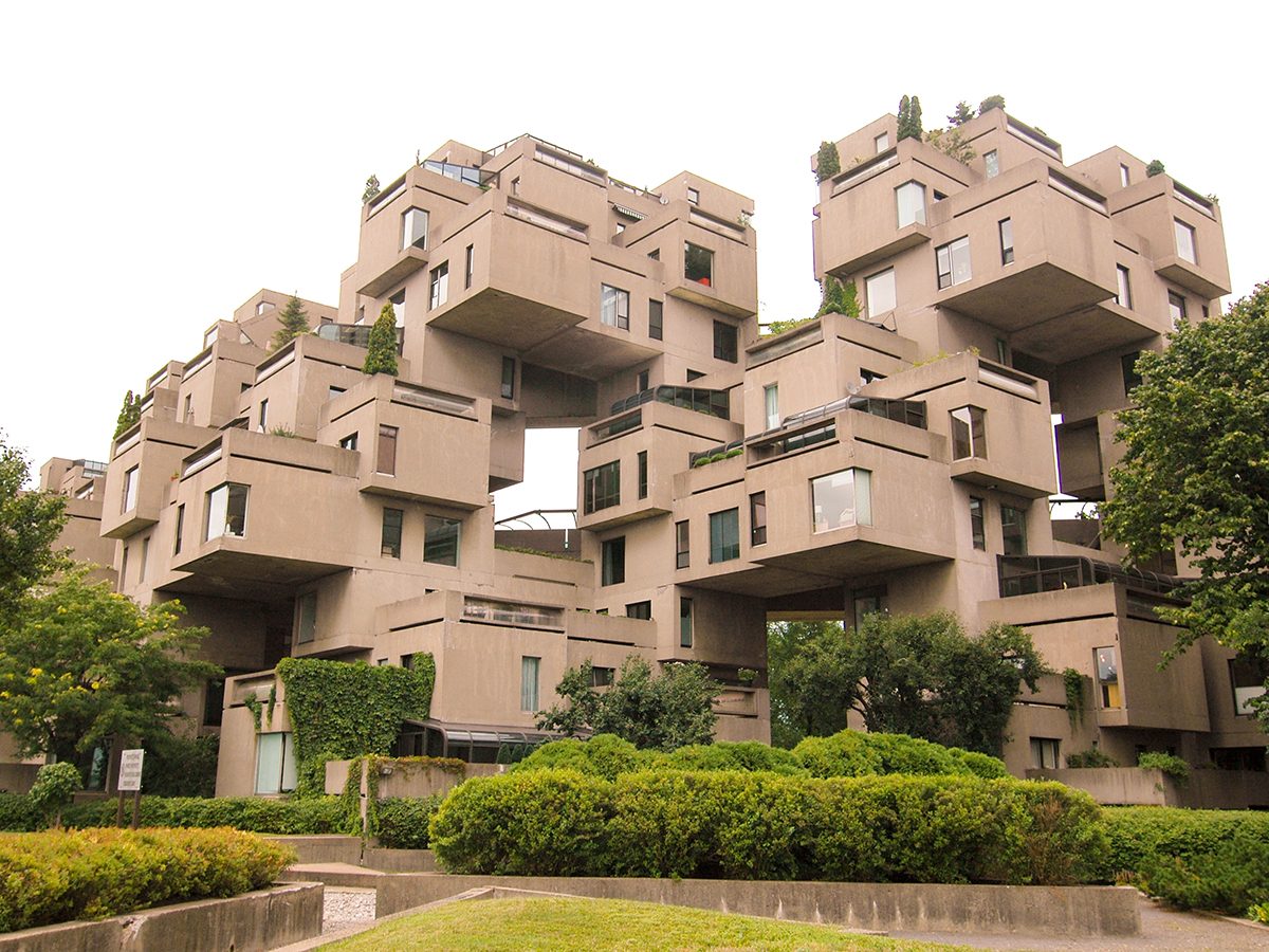 <p>...is like an out of control game of Tetris? Built by architect Moshe Safdie, this unique apartment complex consisting of prefabricated concrete pieces was originally a pavilion for Expo '67. Today, <a href="https://www.habitat67.com/en/" rel="noopener noreferrer">Habitat 67</a> is one of the most photographed landmarks in Montréal, appearing in music videos, on album covers and on the silver screen.</p> <p>Here's what one Maritimer wishes he'd known before <a href="https://www.readersdigest.ca/travel/canada/moving-to-montreal/">moving to Montreal</a>.</p>