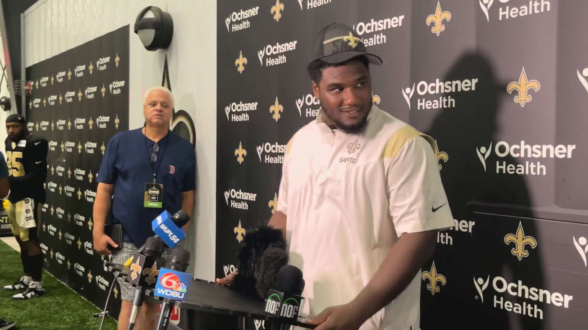 Malcolm Roach Interview - Saints Training Camp, Day 19
