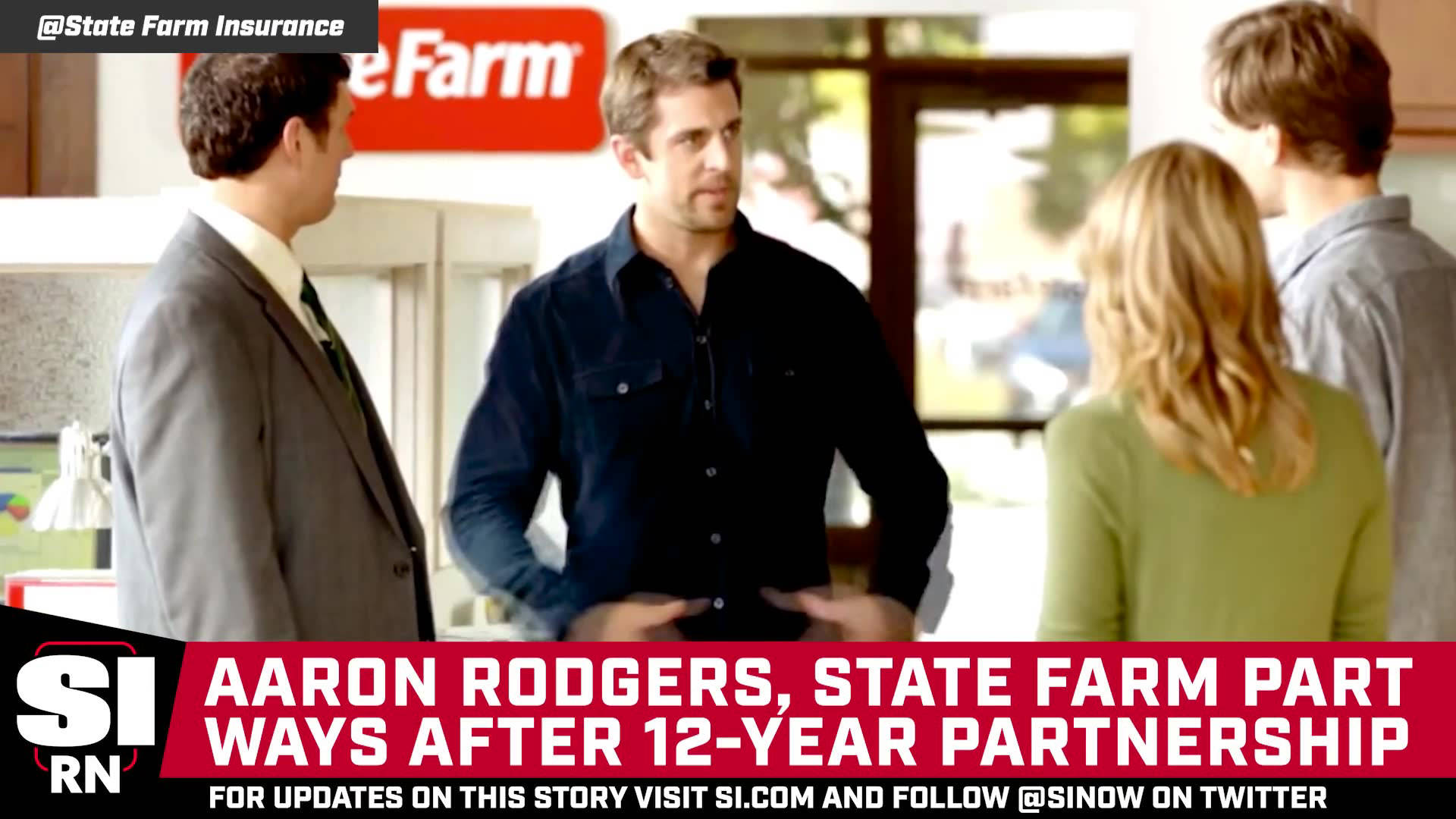 Aaron Rodgers, State Farm End Partnership