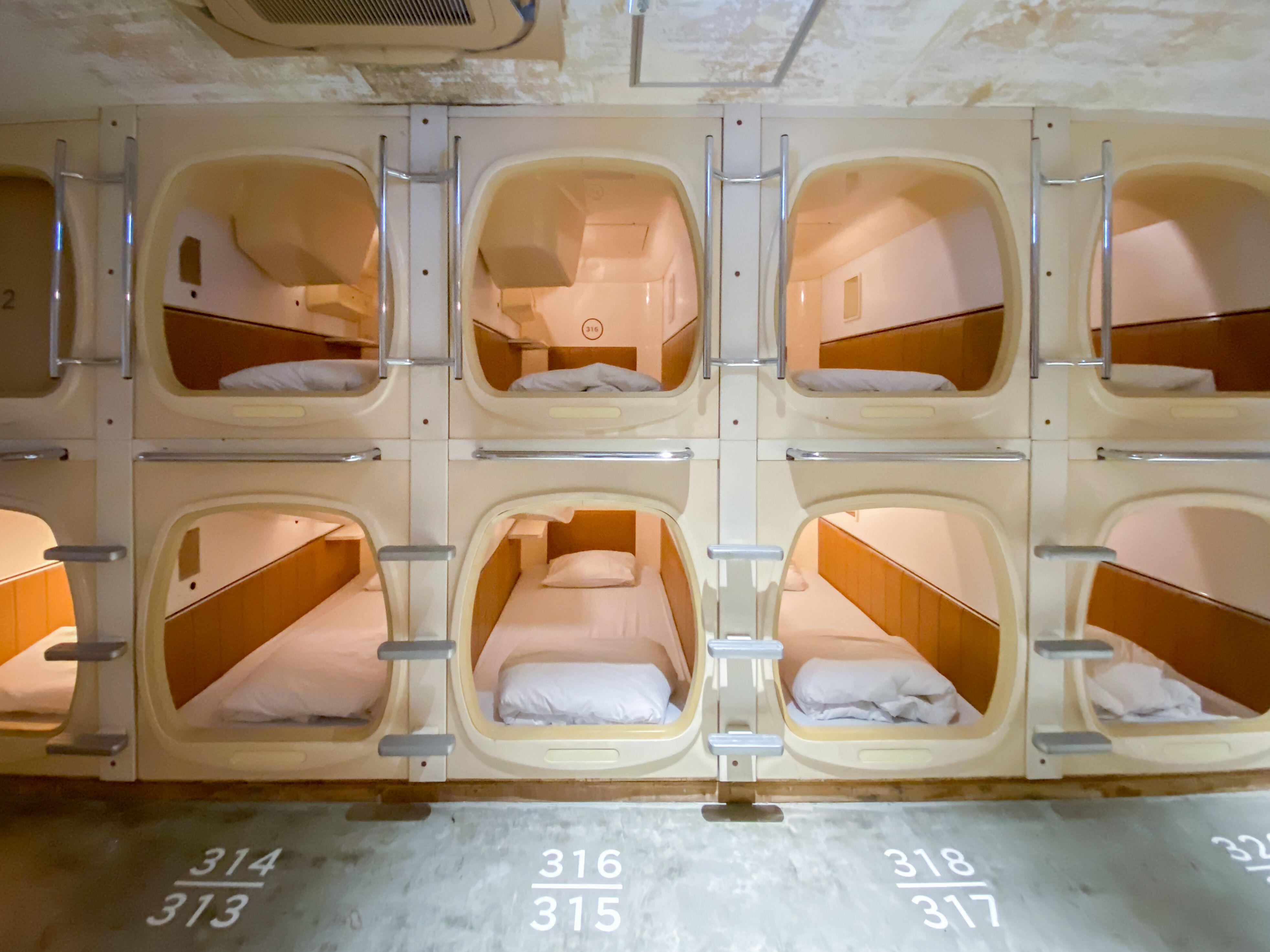 <p>For anyone looking for an authentic capsule hotel experience, there is no better place to visit than where the concept originated: Osaka. Though there are many similar properties throughout the city, Capsule Inn, which opened in 1979, was the world’s first micro hotel. Designed by <a href="https://www.uniqhotels.com/capsule-inn-osaka-the-first-capsule-hotel-in-the-world">Kisho Kurokawa</a>, the architect of Nakagin Capsule Tower, the hotel encapsulated <a href="https://www.architecturaldigest.com/gallery/luxurious-hotels-japan?mbid=synd_msn_rss&utm_source=msn&utm_medium=syndication">Japanese</a> efficiency and compact design. It’s worth noting, however, that the hotel is currently only available for male travelers. According to many Japanese travel blogs, the accommodations were originally designed by “traveling businessmen,” and though there are now co-ed outposts as well as capsule hotels for women, in many locations this separation has remained.</p> <p><em>Book now: <a href="https://cna.st/affiliate-link/MKEh7BpQXwWWMwkaAq1Ttt67a4tqPU2Wj6AcssobvDiPoxegcCdZQBbBVYWu3Ci3JFyQrg2ZT4YHtJ2eQE4UqsjJECiDzYV5Qu86jwTGyQMDNUkrx8XfdLs73xw9oBiD9p54mzTTiKEWKBeeREnEVYJLFvHkxPYDJ" rel="sponsored">Capsule Inn Osaka</a></em></p><p>Sign up for our newsletter to get the latest in design, decorating, celebrity style, shopping, and more.</p><a href="https://www.architecturaldigest.com/newsletter/subscribe?sourceCode=msnsend">Sign Up Now</a>