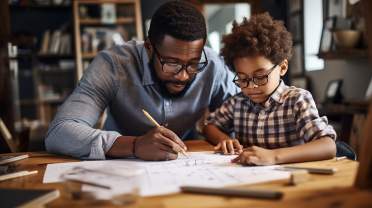 Teaching kids math skills is an essential part of raising children, here are some tips to help make that a fun and productive experience for both father and child.