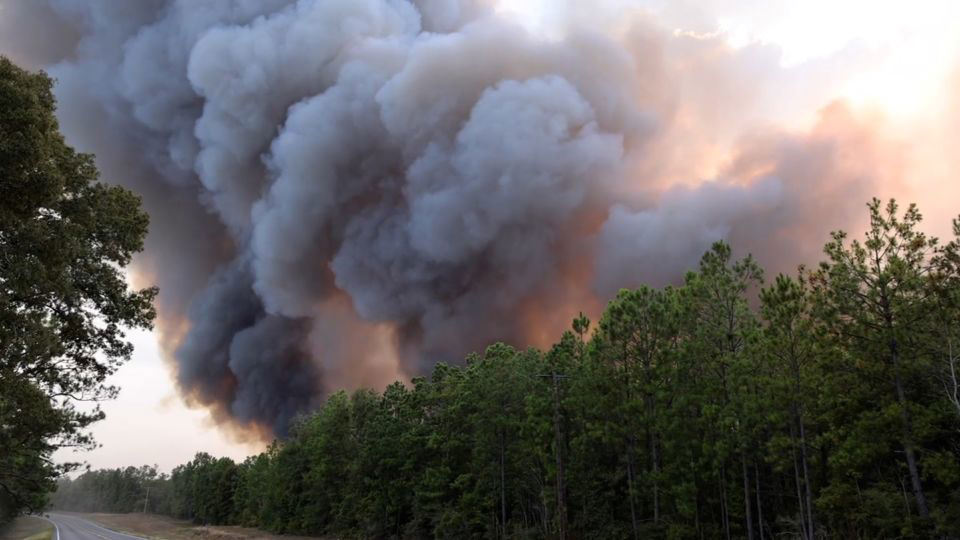 Unprecedented wildfires across Louisiana force multiple evacuations