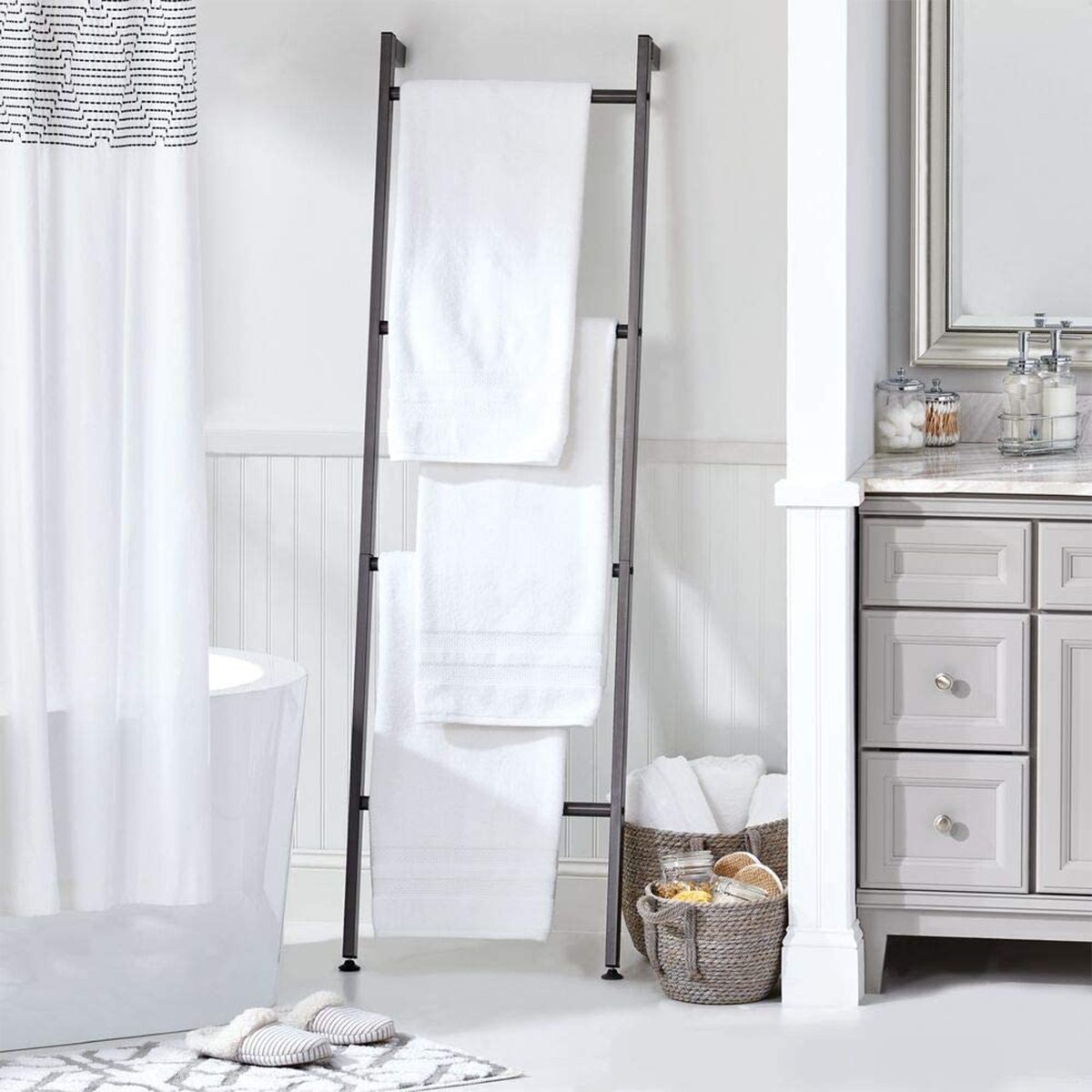 Best Bathroom Towel Racks For Wall, Over The Door, Cabinet Holder 