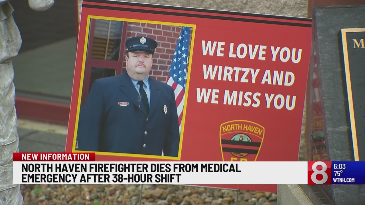 North Haven firefighter dies from medical emergency after 38-hour shift