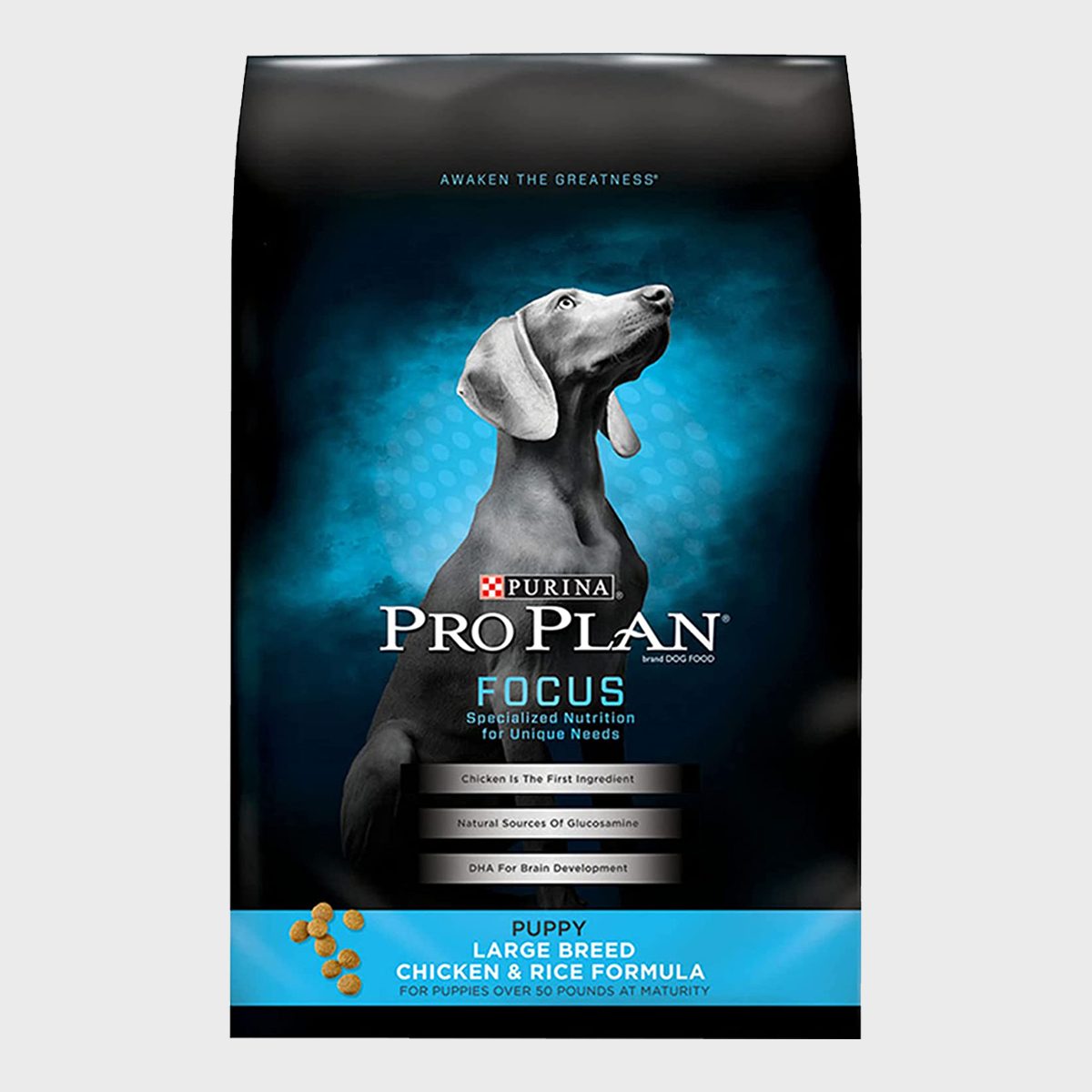 <p>Dr. Melillo is a fan of this dry dog food—and not just because it helps your fur baby maintain a <a href="https://www.rd.com/list/signs-pet-overweight/">healthy weight</a>. It also contains oatmeal, which is good for dogs with sensitive stomachs, and prebiotics to further promote digestive health. Beyond that, you'll find sunflower oil, which is rich in omega-6 fatty acids for a shiny, healthy coat, and fish-oil-derived omega-3s. Purina Pro Plan also offers a number of protein and taste options for your pet, depending on his preference.</p> <p><strong>Highlights:</strong></p> <ul> <li>Made with omega-3 fatty acids</li> <li>Good for sensitive stomachs</li> <li>Nourishes the skin and coat</li> </ul> <p class="listicle-page__cta-button-shop"><a class="shop-btn" href="https://www.amazon.com/Purina-Pro-Plan-Chicken-Formula/dp/B002OY0Q9K?tag=reader_msn-20&asc_refurl=https://www.rd.com/list/best-large-breed-dog-food/">Shop Now</a></p>