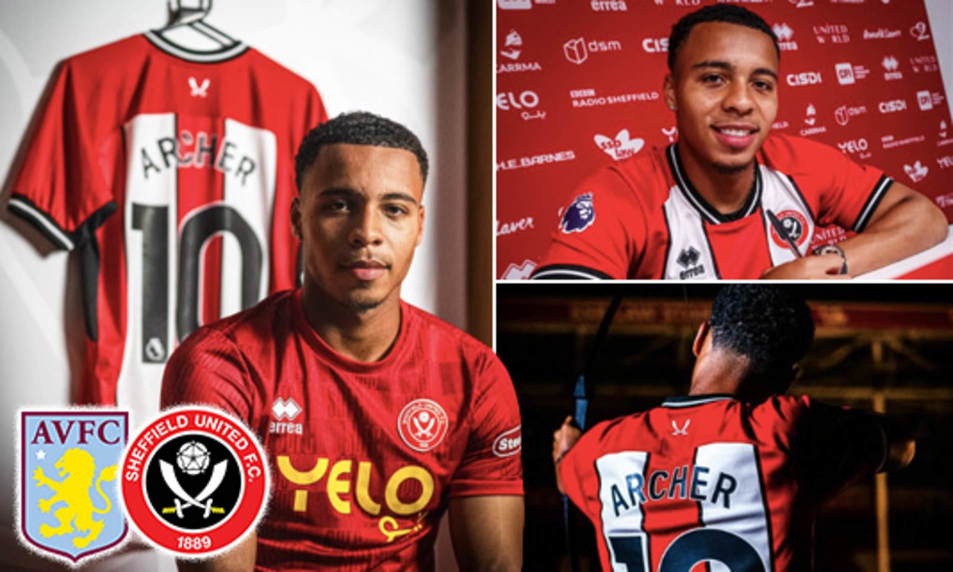 Cameron Archer completes £18.5m move from Villa to Sheffield United