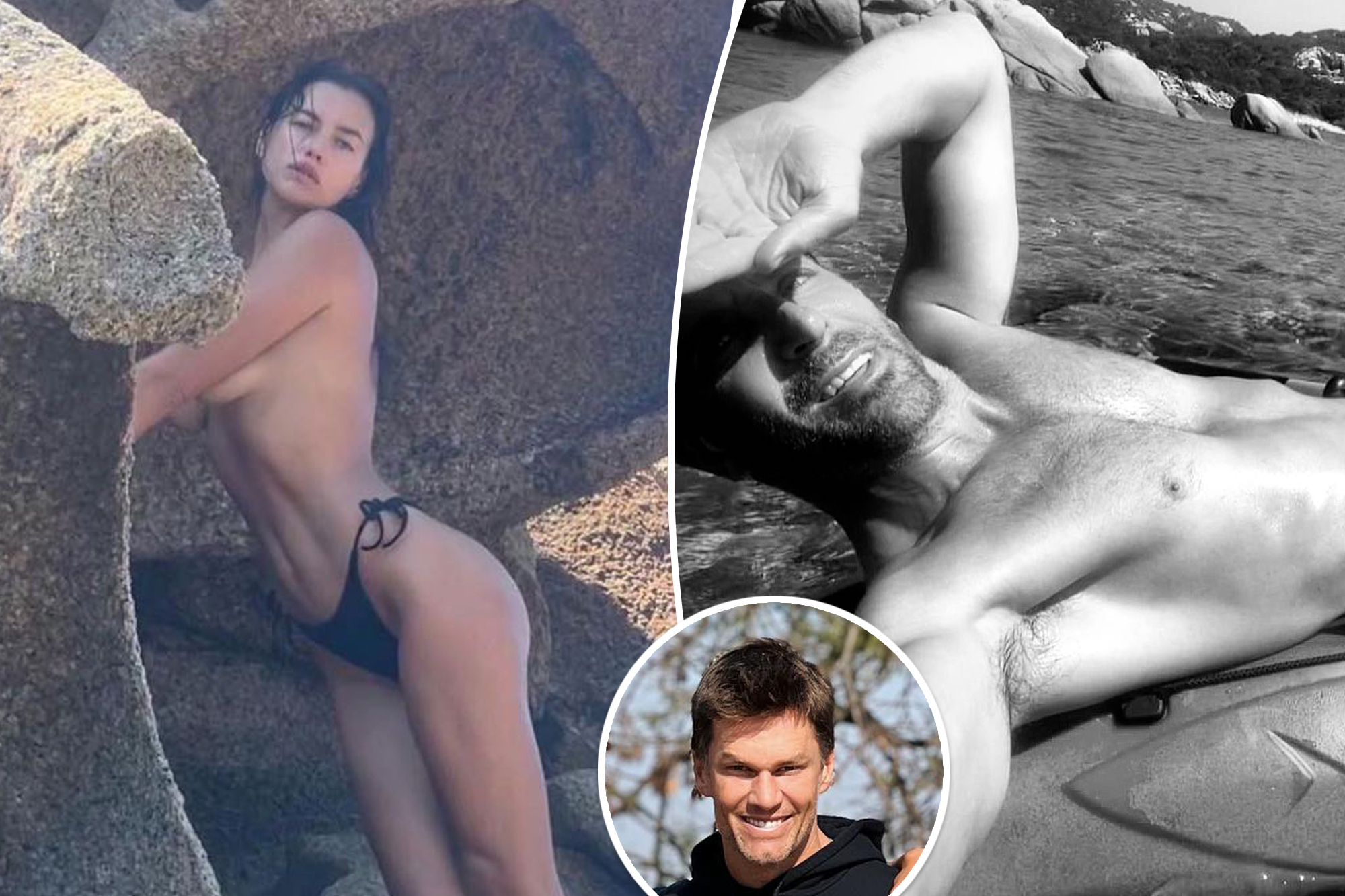 Topless Irina Shayk Vacations With Shirtless Ex Bradley Cooper Amid Tom Brady Romance 