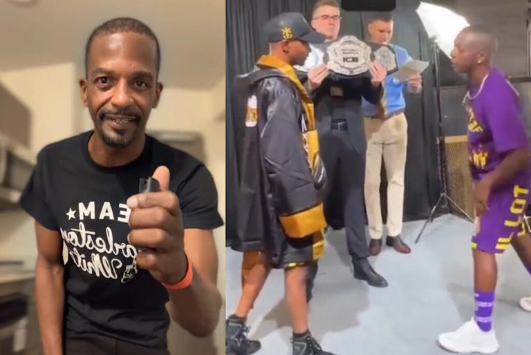 Charleston White Speaks After Spraying Boxing Opponent With Mace At ...