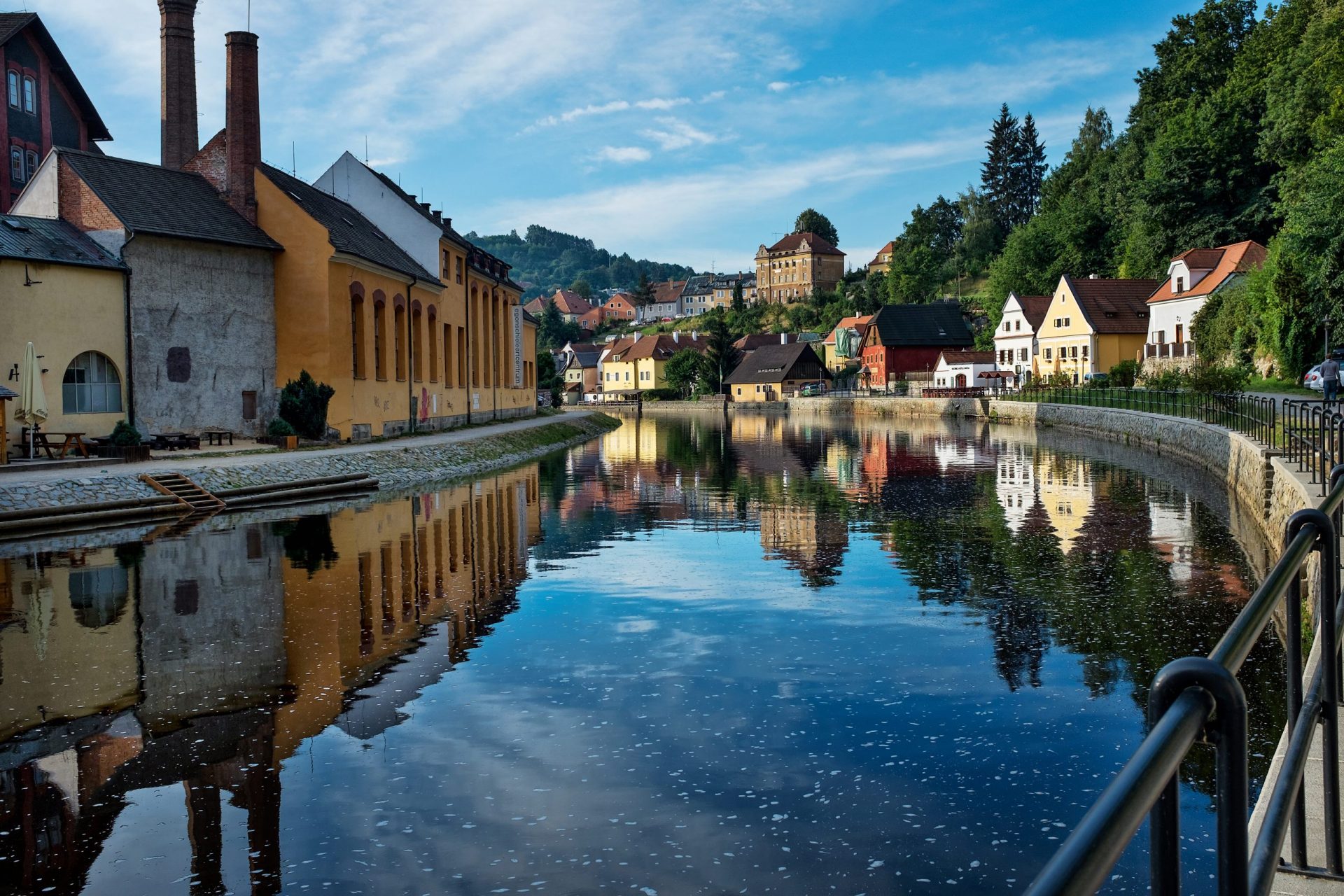 <p>Rafting or canoeing on the Vltava River is a great way to experience the town of Český Krumlov. You will have another point of view on its buildings with Gothic architecture and you also can enjoy the natural beauty of its surroundings.</p> <p>The average price of a night in an Airbnb in Český Krumlov (according to Time Out) is €86 ($93).</p>