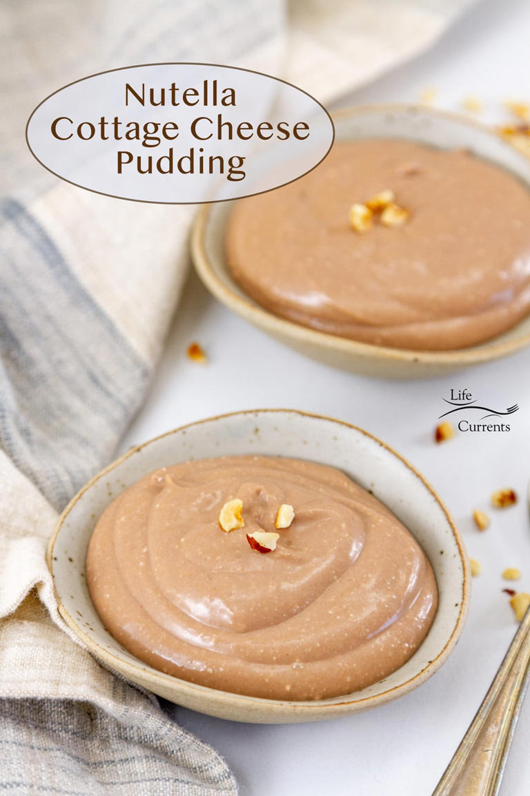 Nutella Cottage Cheese Pudding