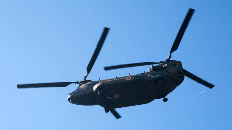 A Boeing CH-47 Chinook