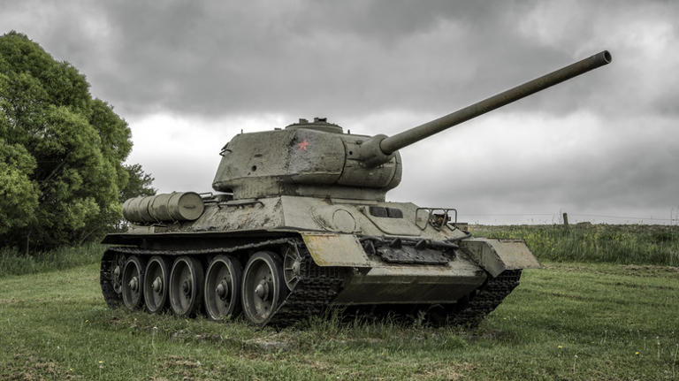 A T-34 tank