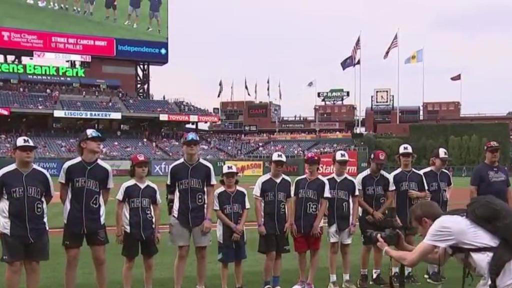 Media, Pa. LLWS team honored at Citizens Bank Park before PhilliesAngels