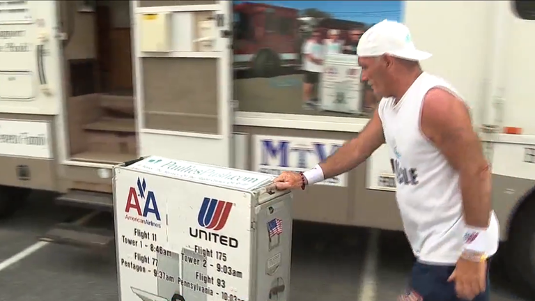 Former flight attendant's 300-mile journey: Honoring 9/11 crew members with every step