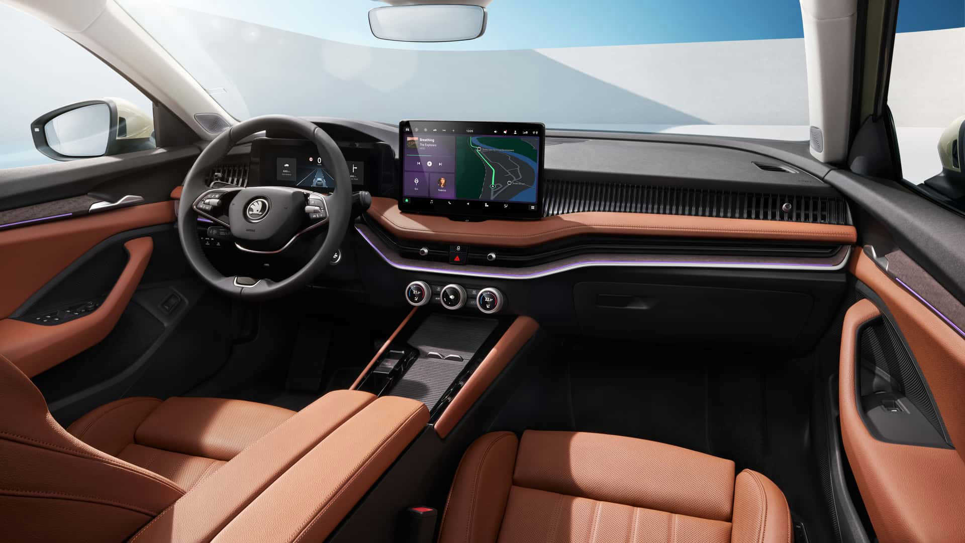 2024 Skoda Superb And Kodiaq Interior Revealed: Big Screen, Buttons, Knobs