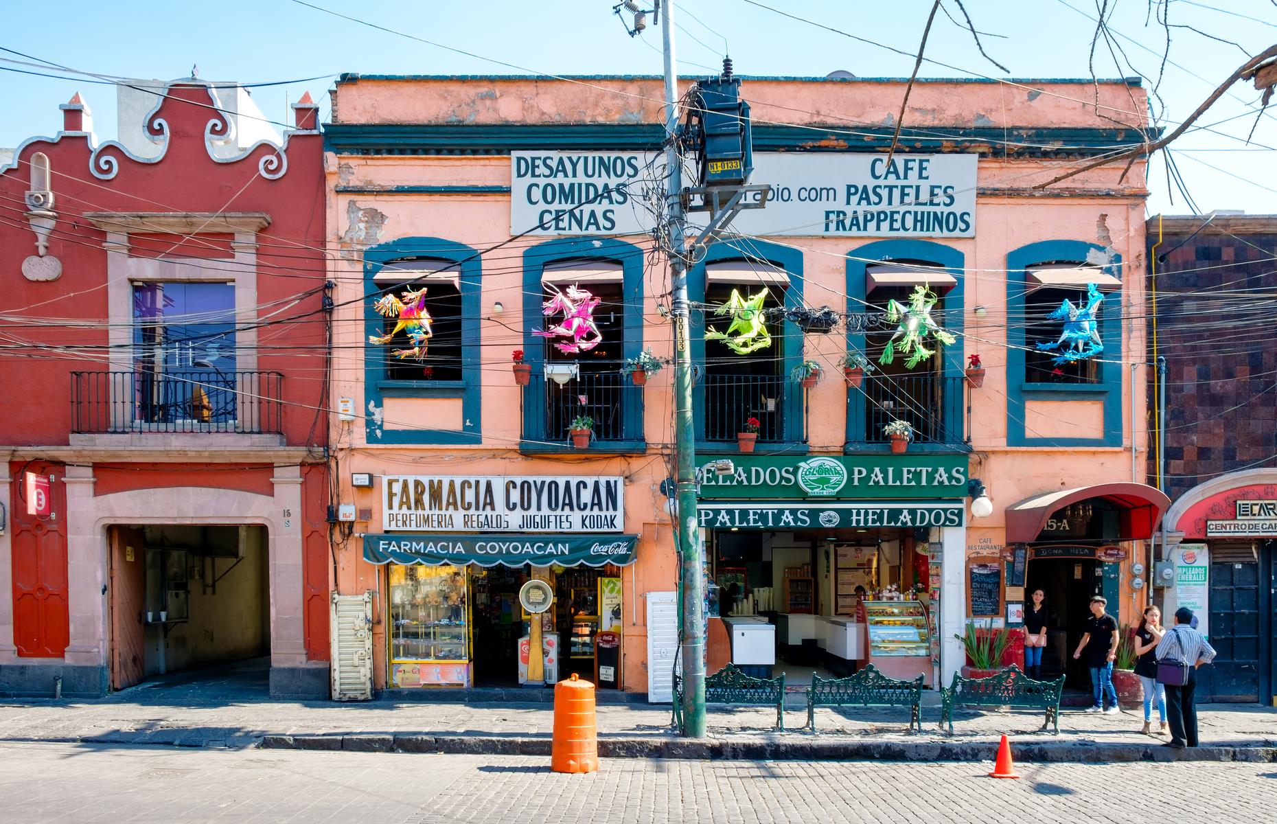 One of the 16 boroughs of Mexico City, Coyoacan is popular with tourists thanks to its historic center and art scene. Take some time to wander the streets and plazas, admire the architecture and lounge by the fountain. To experience a typical Mexican market, stop by Mercado de Coyoacan where you’ll be able to pick up some local handicrafts, souvenirs and street food.