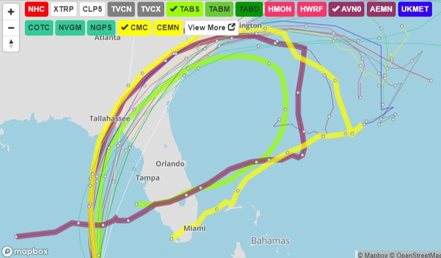 Could Hurricane Idalia loop back and hit Florida twice? Spaghetti ...