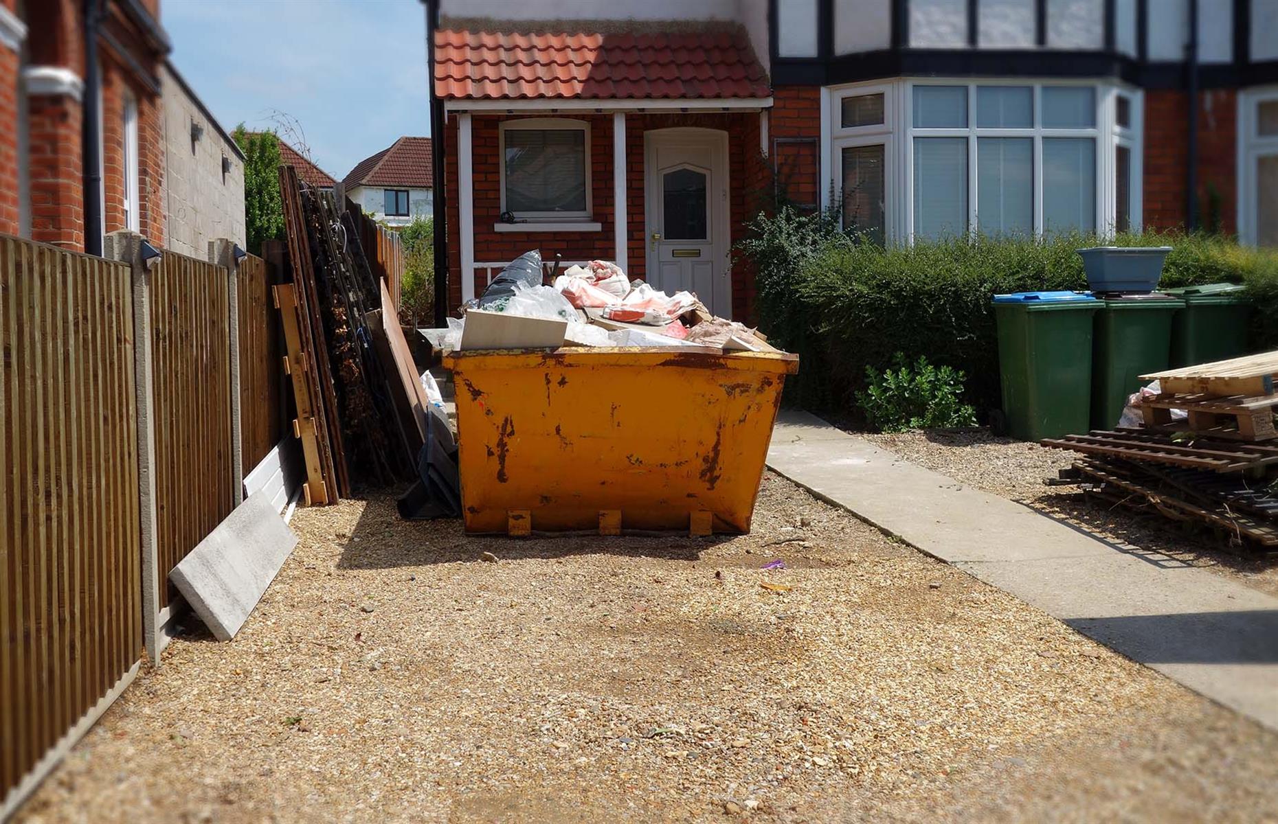 What you can put in a skip, from 12 allowed items to 6 you must leave out