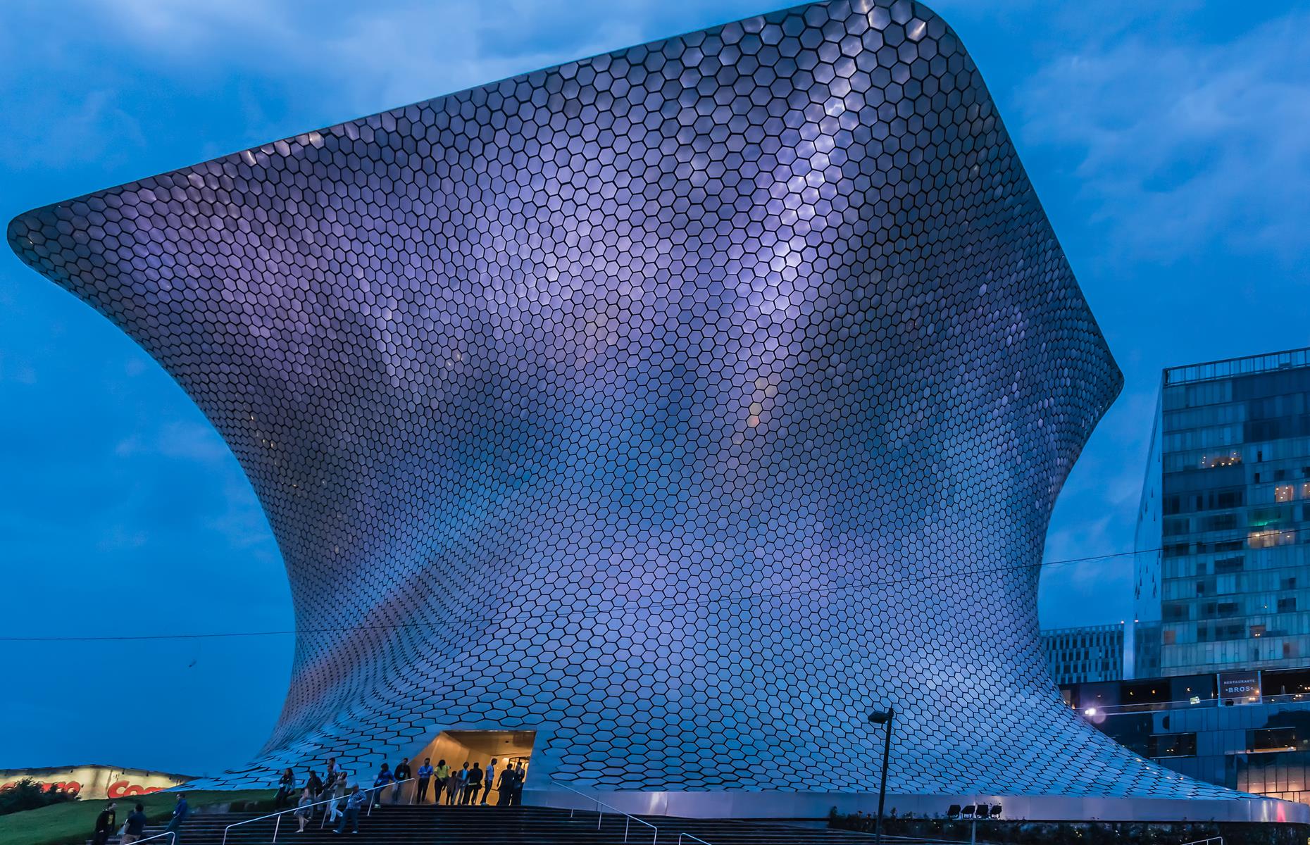 <p>When Museo Soumaya art gallery was completed in 1994, it became an instant landmark of Mexico City and it’s easy to see why. The stunning two-part structure was designed by famed architect Fernando Romero. One of the nation’s most visited buildings, the interior is just as impressive and is home to 66,000 European and Mexican artworks, including pieces by Dali, Monet, Matisse, Picasso and van Gogh.</p>  <p><a href="https://www.loveexploring.com/galleries/89355/the-worlds-most-beautiful-museums?page=1"><strong>These are the world's most beautiful museums</strong></a></p>