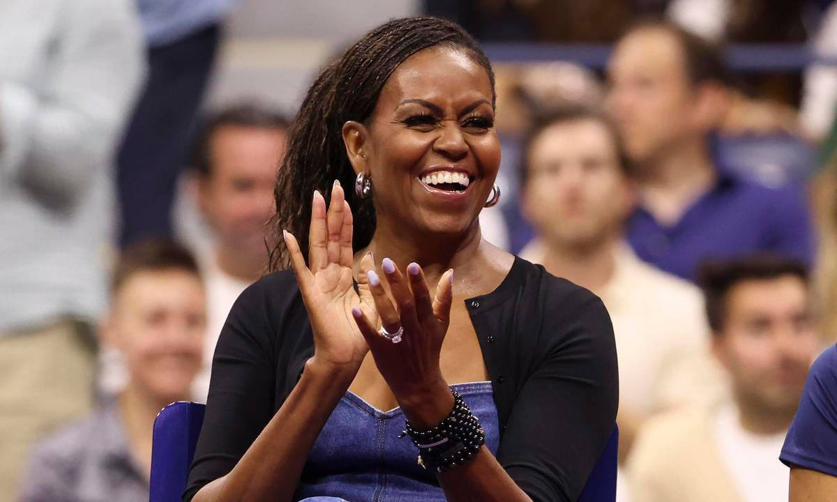 Michelle Obama celebrates tennis triumphs and equality in a star