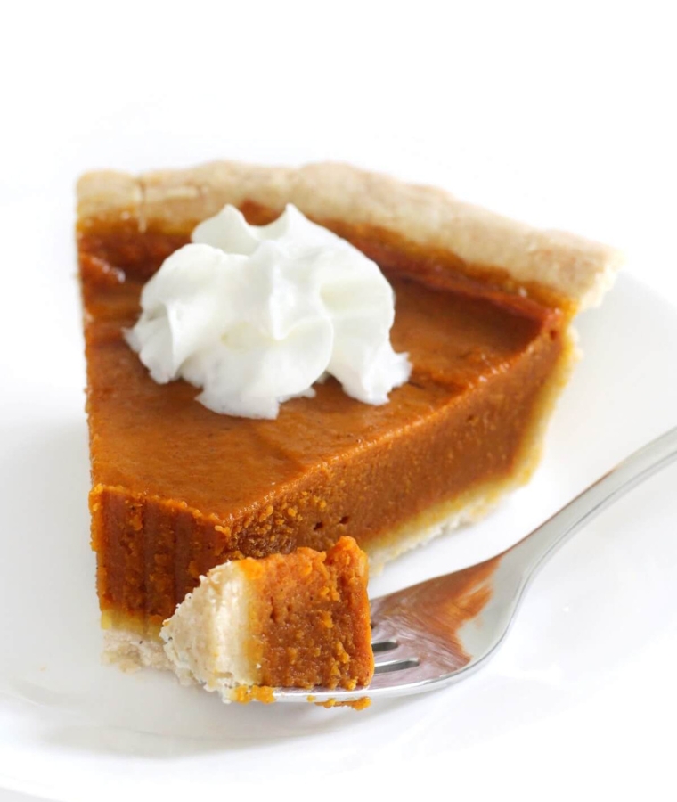 Crustless Pumpkin pie