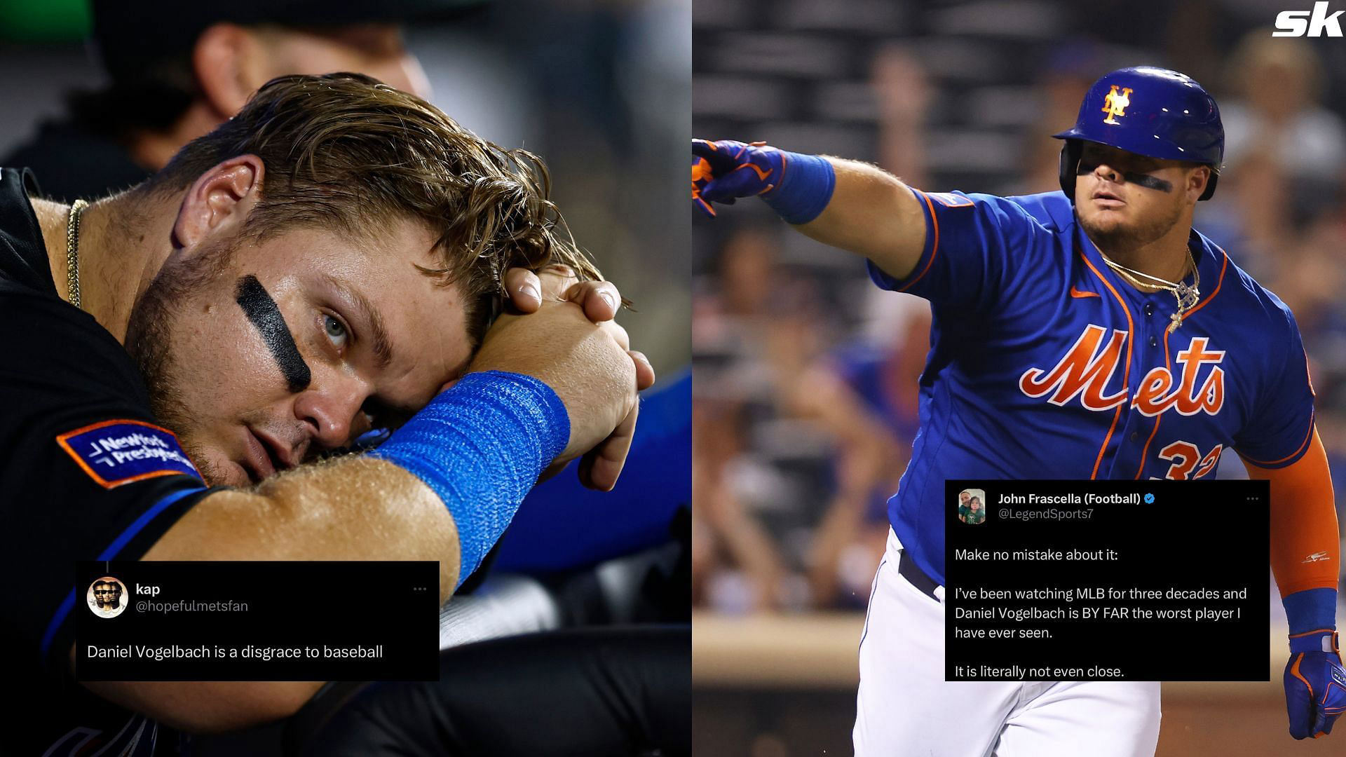 Mets fans demand $1,500,000 hitter Daniel Vogelbach to be DFA'd after game  vs Braves: A disgrace to baseball