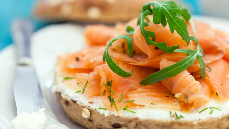 The Cream Cheese Alternative You Should Pair With Smoked Salmon