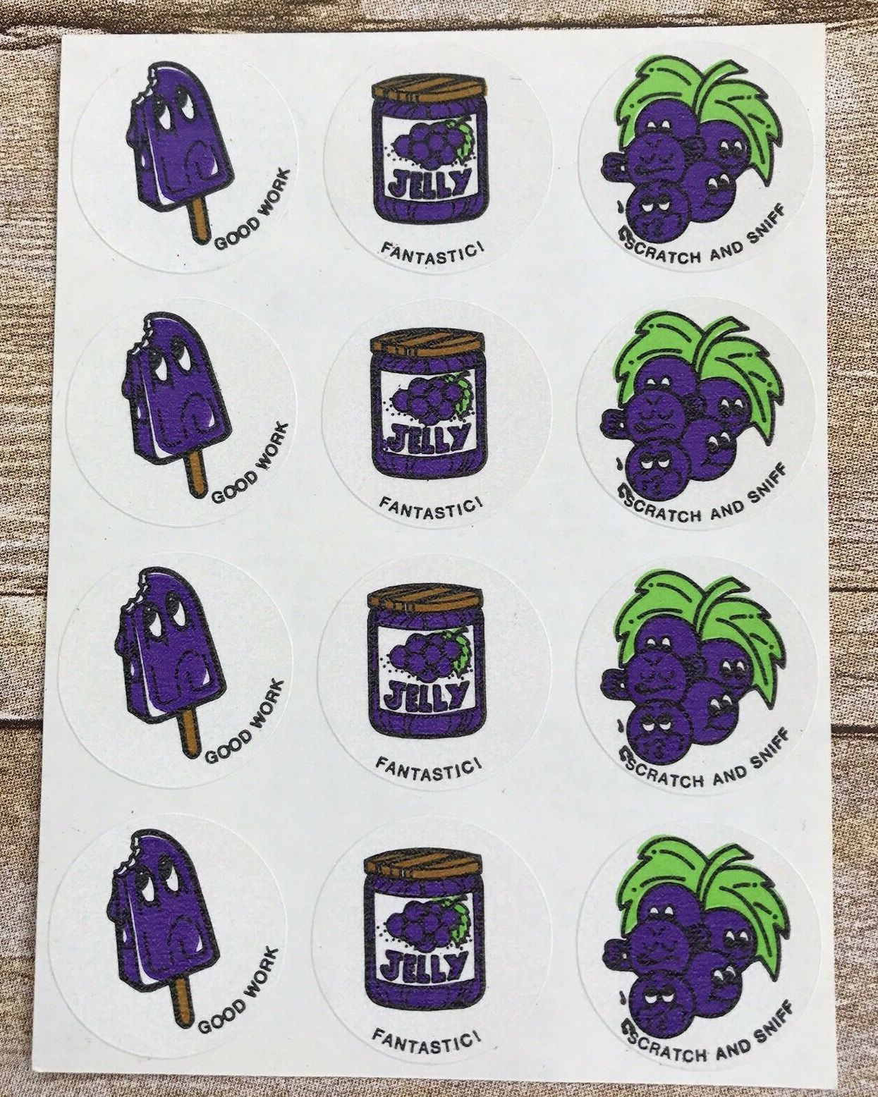 <p>Mr. Sketch didn't have an olfactory monopoly in the classroom. Most children of the '70s and '80s fondly remember <a href="https://clickamericana.com/eras/1970s/50-vintage-scratch-n-sniff-stickers-from-the-70s-80s">scratch 'n' sniff stickers</a> that teachers affixed to spelling tests, homework, and anything that showed a little extra effort. (Our personal favorite? The chocolate-scented "Scooper Dooper" ice-cream cone.) While today's teachers have mostly moved on to foil stars or written affirmations, scratch 'n' sniffs are still on the market. If you want to go old school, <a href="https://www.etsy.com/listing/249947910/sale-vintage-trend-matte-scratch-sniff">check out Etsy</a> or eBay.</p>