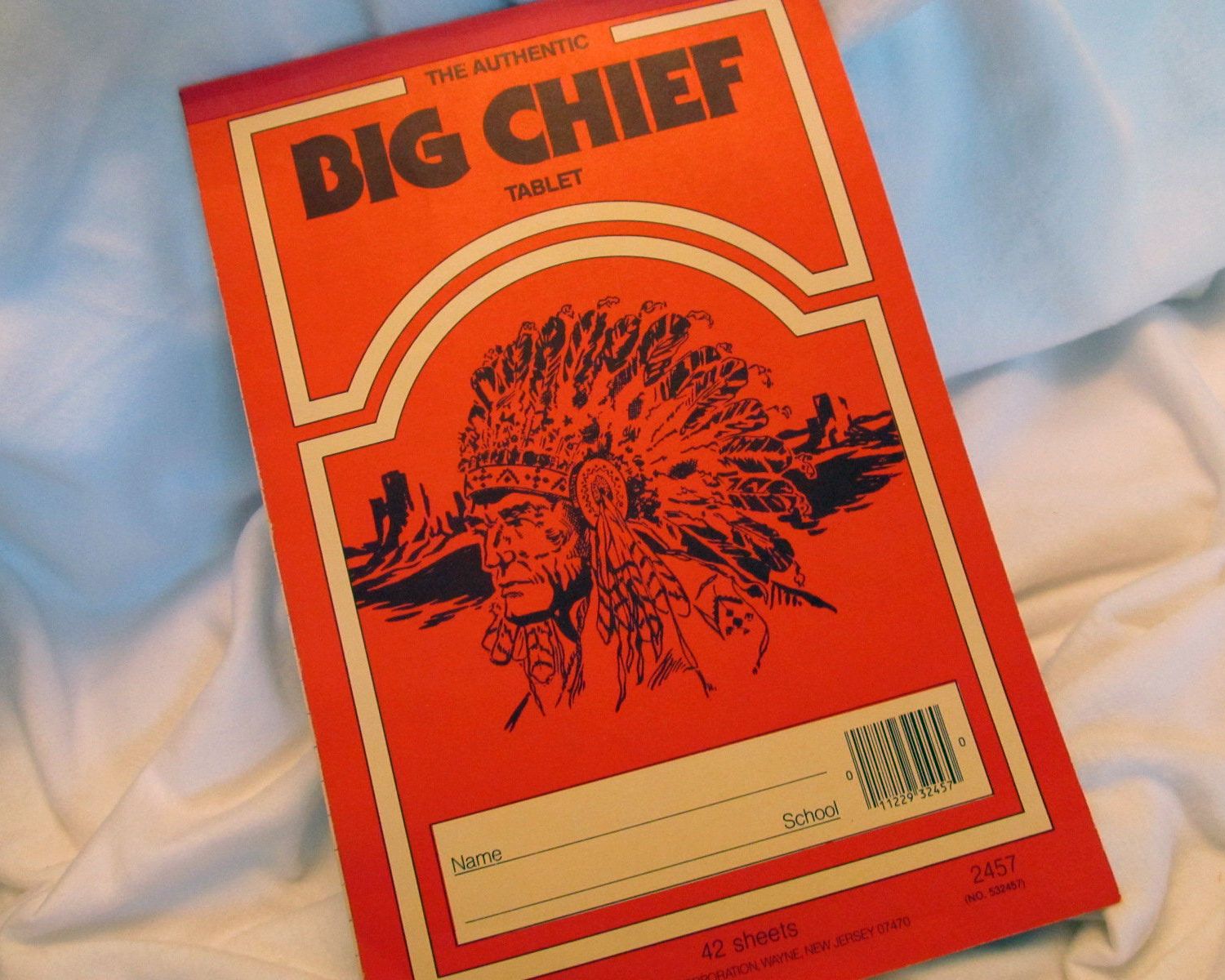 Big Chief probably wouldn't fly today (just ask the embattled Chief Wahoo) but these ubiquitous thick red tablets were a common sight on school desks throughout the '50s, '60s, and '70s. Production changed hands <a href="https://doubledranch.com/blogs/double-talk/170116103-rememories-back-to-school-big-chief-tablets">between a few companies</a> over the years, eventually coming to a halt roughly 20 years ago. But never underestimate the power of nostalgia: There are still <a href="https://www.amazon.com/Big-Chief-Writing-Primary-Springfield/dp/B0094ITC9Y/ref=as_li_ss_tl?ie=UTF8&linkCode=ll1&tag=msnshop-20&linkId=078b9628fcb7e7be1b91666bd47e328b&language=en_US">versions on Amazon</a> up for grabs.