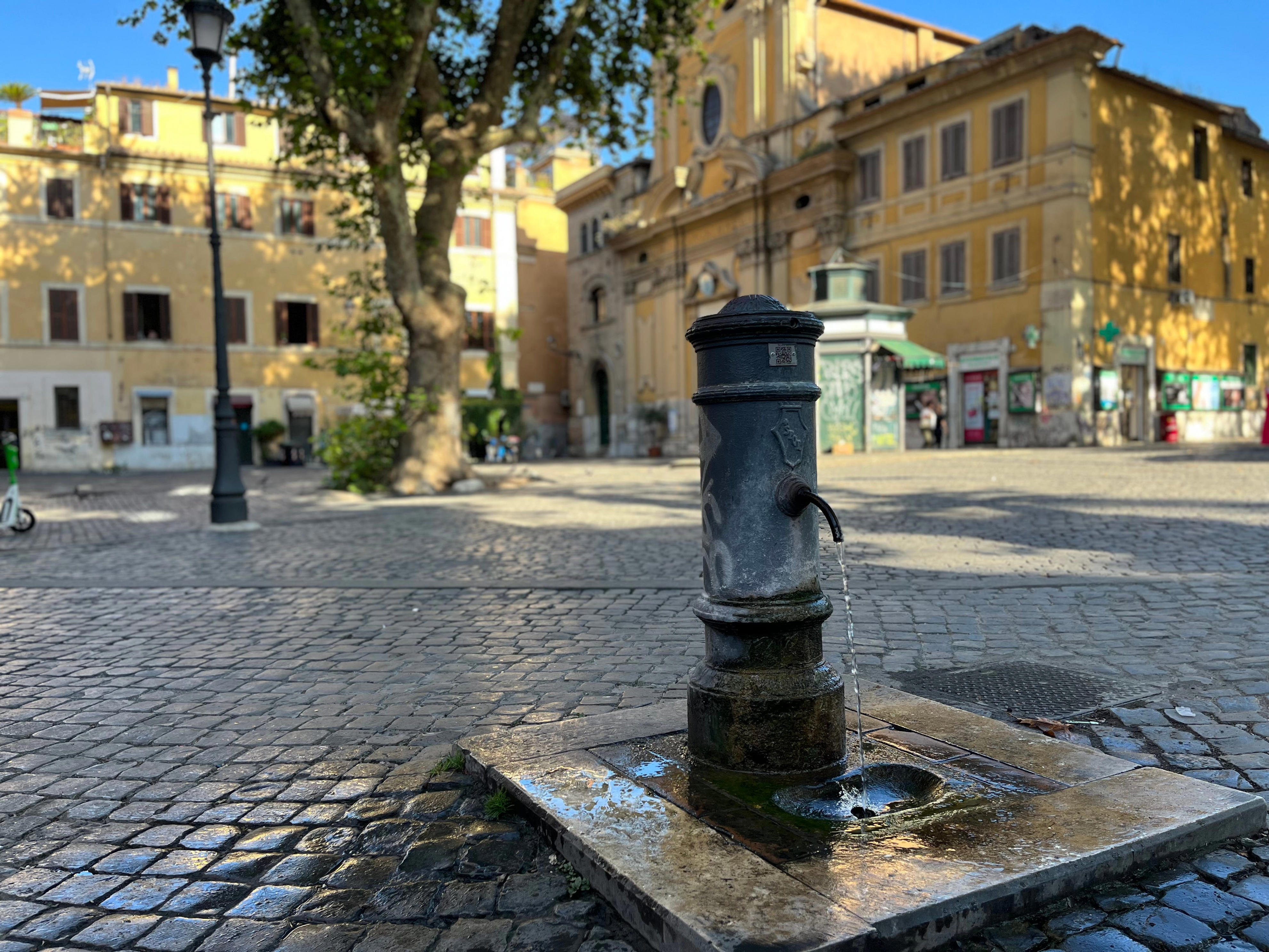 <p>Speaking of trash, stop purchasing plastic water bottles when you visit. Drinking fountains are very common in Italy and, some cities here even <a href="https://www.forbes.com/sites/rebeccahughes/2022/09/02/venice-urges-tourists-to-ditch-plastic-water-bottles-and-use-drinking-fountains/?sh=1f4e148f2e20" rel="noopener">highly encourage tourists to drink from them</a>.</p><p>In Rome alone, there are <a href="https://archive.nytimes.com/intransit.blogs.nytimes.com/2009/10/14/in-rome-an-easier-way-to-quench-thirst/#:~:text=Few%20things%20come%20free%20in,from%20the%20city's%202500%20fountains." rel="noopener">2,500 drinking fountains</a> called nasoni<em>. </em>These <a href="https://italoamericano.org/nasoni-and-street-fountains/" rel="noopener">historic fixtures</a> are oftentimes serving the same water that flows through the tap in nearby houses and hotels.</p><p>I suggest carrying a reusable water bottle and refilling it at every nasone. It's free!</p><p>If you're sightseeing anywhere in Italy and get thirsty but there is no fountain in sight, open Waidy, a free phone app that can direct you to the fountains nearest you. </p>