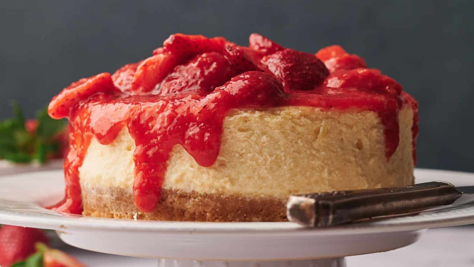 <p>A timeless classic that never disappoints. The fruity tang of strawberries complements the creamy cheesecake base. An absolute win with both kids and adults.<br><strong>Get the Recipe: </strong><a href="https://www.splashoftaste.com/strawberry-cheesecake/?utm_source=msn&utm_medium=page&utm_campaign=msn">Strawberry Cheesecake</a></p>