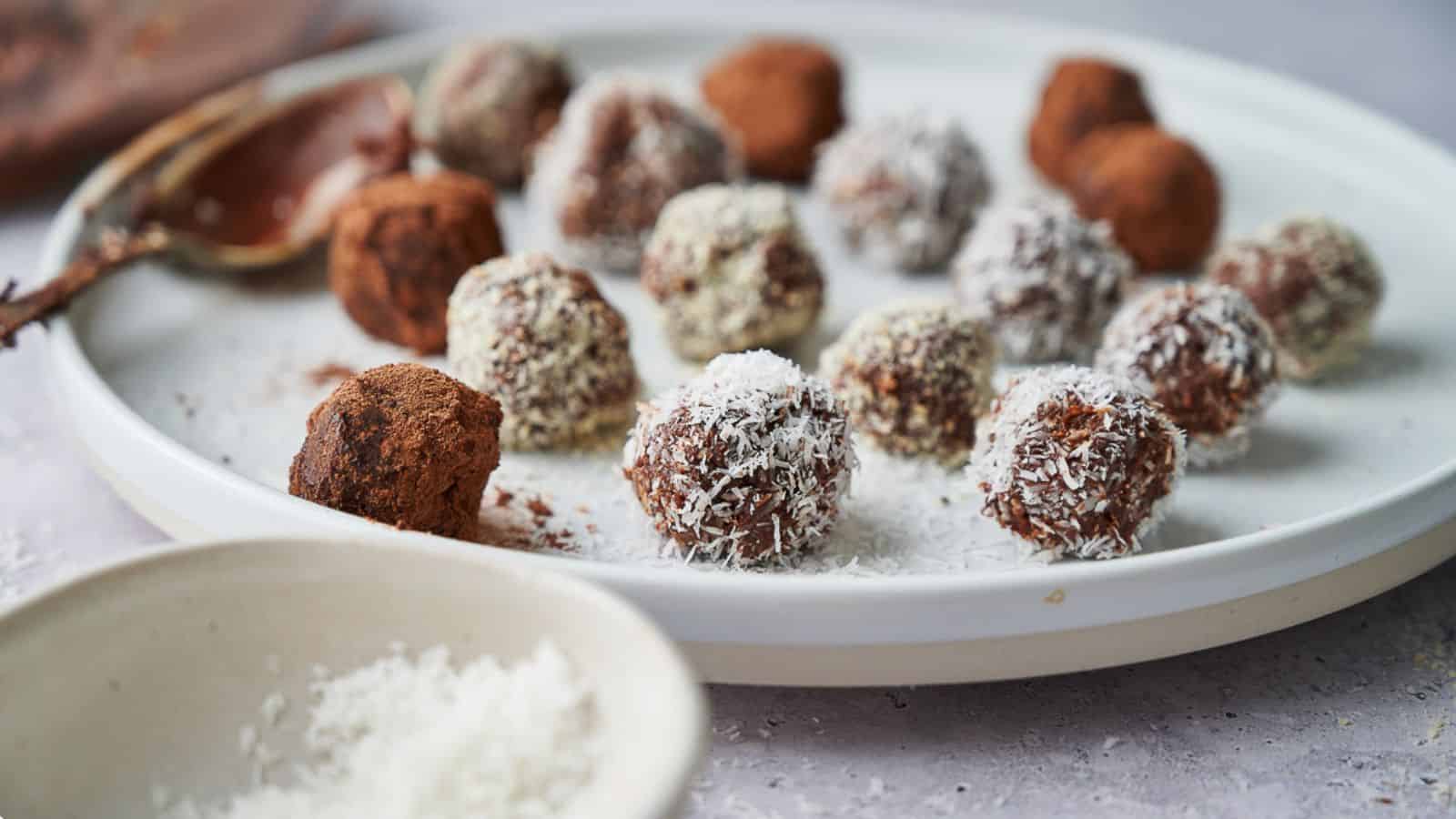 <p>Decadent, bite-sized delights. These truffles are perfect for both serving at gatherings or enjoying a quiet moment alone. A treat that screams sophistication.<br><strong>Get the Recipe: </strong><a href="https://www.splashoftaste.com/chocolate-truffles/?utm_source=msn&utm_medium=page&utm_campaign=msn">Chocolate Truffles</a></p>