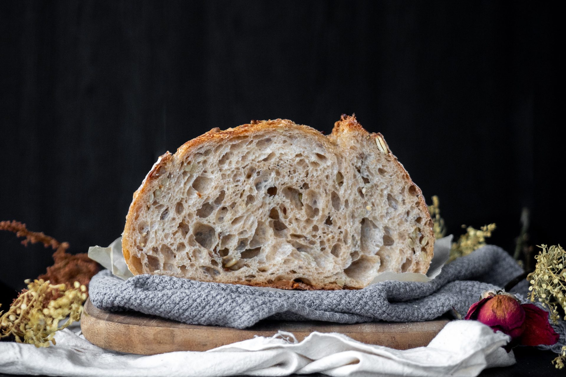 <p>Again, studies are really just getting started, but a 2022 experiment in mice showed potential health benefits of sourdough bread, such as cholesterol reduction, inflammation alleviation, and healthy gut microbiota maintenance when compared to non-fermented but similar white bread.</p> <p>Photo: Vicky Ng/Unsplash</p>