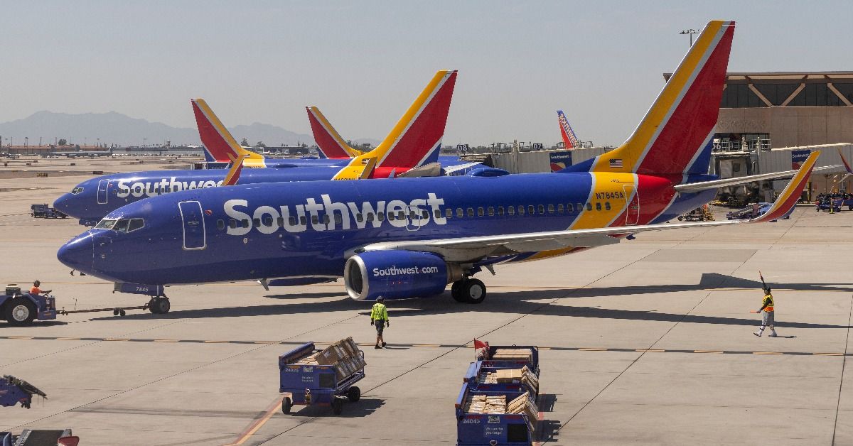 <p> Based in Dallas, Southwest Airlines is another major airline that primarily services U.S. destinations. It's known for its lower fares and open-seating policy, which allows passengers to choose their own seats once they board the plane.</p> <p> At No. 5 on the list, Southwest has mediocre luck getting their planes on the ground in a punctual manner. Specifically, data from 107 airports indicate that 60.7% of Southwest's flights manage to hit the mark.</p><p class="">Note that Southwest did have a meltdown during the holidays in 2022 that grounded the majority of its flights.</p> <p>  <p class=""><a href="https://financebuzz.com/top-signs-of-financial-fitness?utm_source=msn&utm_medium=feed&synd_slide=7&synd_postid=12944&synd_backlink_title=5+Signs+You%E2%80%99re+Doing+Better+Financially+Than+the+Average+American&synd_backlink_position=5&synd_slug=top-signs-of-financial-fitness-2">5 Signs You’re Doing Better Financially Than the Average American</a></p>  </p>