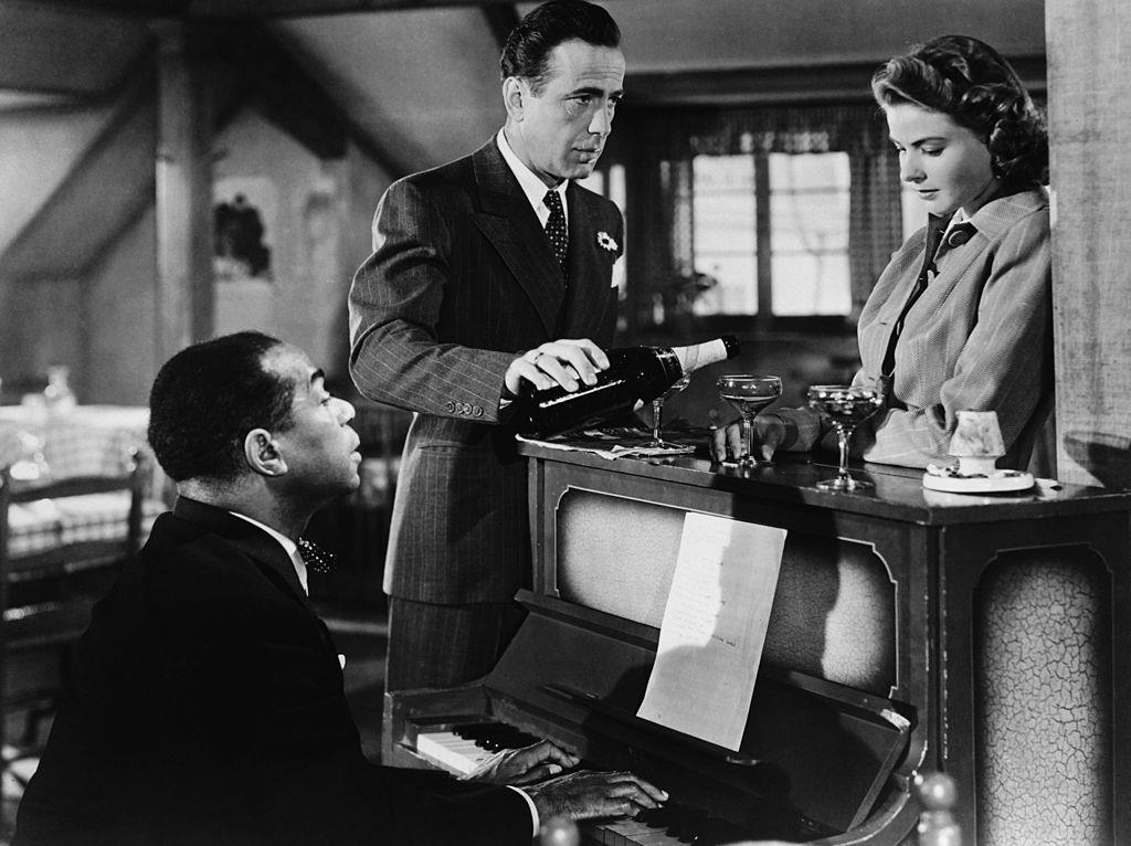 <p>Bogart is probably best known for his role in 1942 iconic film <i>Casablanca</i>. He previously appeared in <i>High Sierra</i> and<i> The Maltese Falcon</i>. Bogart's star power continued to rise after he married Bacall. In 1951, he received the Best Actor Academy Award for his role in <i>The African Queen</i>, opposite Katharine Hepburn. </p> <p>He continued to choose good roles, and in 1954 received another Oscar nomination for his part in <i>The Caine Mutiny</i>. Bogart acted in many movies over the years. He starred alongside Ava Gardner in <i>The Barefoot Contessa</i> and Audrey Hepburn in <i>Sabrina</i>. </p>