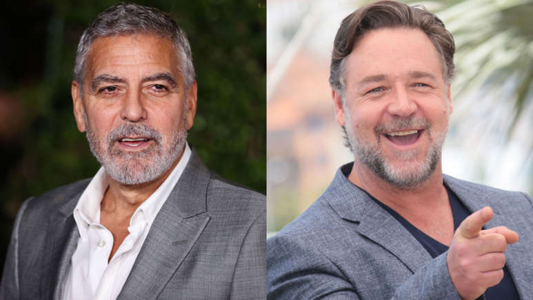 George Clooney y Russell Crowe