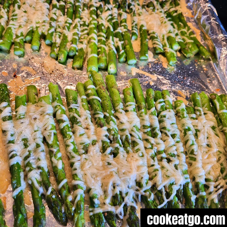 Oven Roasted Asparagus With Parmesan Cheese