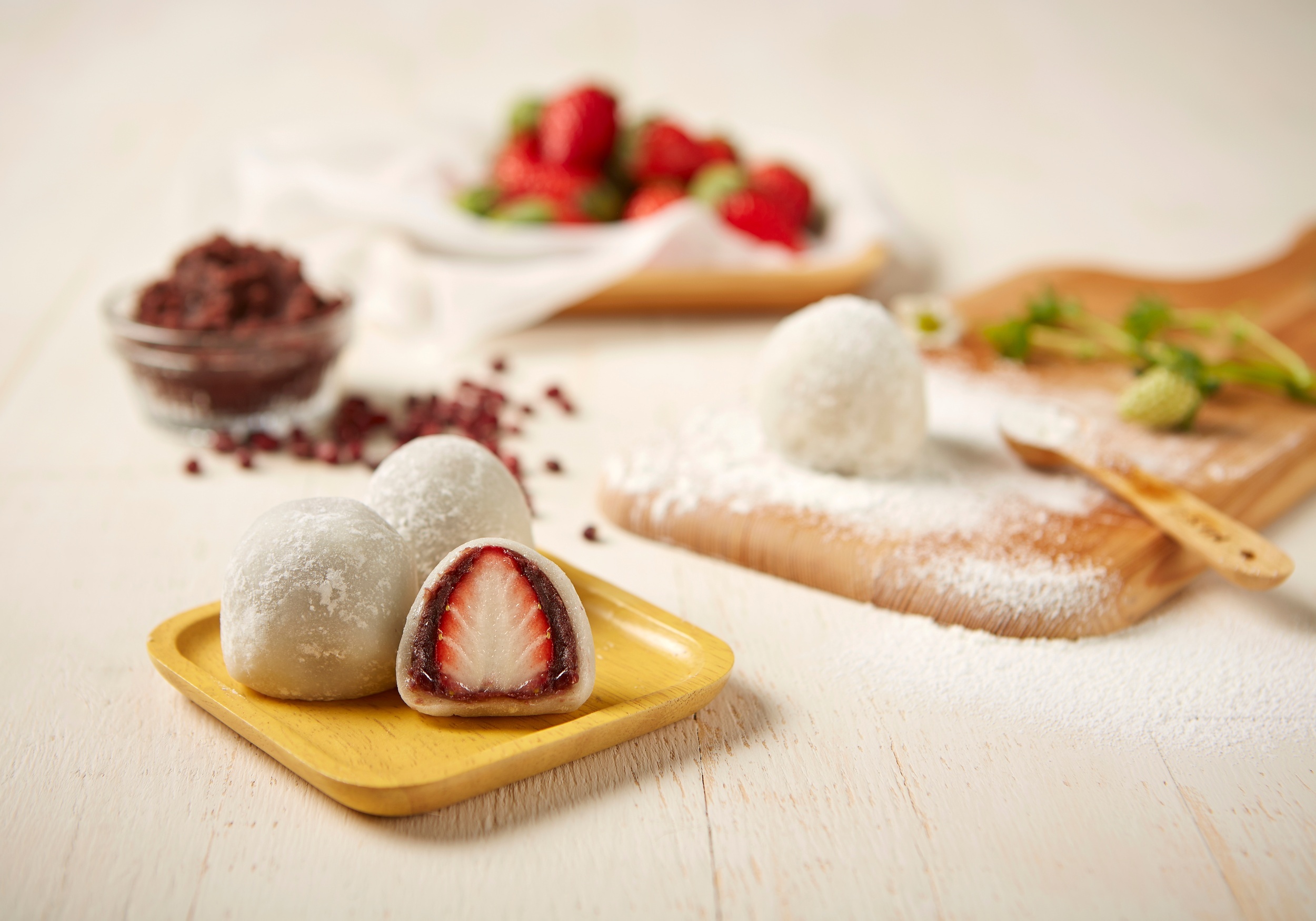 <p>Mochi is becoming more and more mainstream, so we wouldn’t be surprised if you’re already familiar with these Japanese rice cakes. These sweets are especially popular during New Year celebrations, but with <a href="https://www.tastingtable.com/947274/classic-homemade-mochi-recipe/"><span>this recipe from Tasting Table</span></a> — and the necessary ingredients of red bean paste, rice flour, powdered sugar, cornstarch, and strawberries — you can make your own at home anytime.</p><p><a href='https://www.msn.com/en-us/community/channel/vid-cj9pqbr0vn9in2b6ddcd8sfgpfq6x6utp44fssrv6mc2gtybw0us'>Follow us on MSN to see more of our exclusive lifestyle content.</a></p>