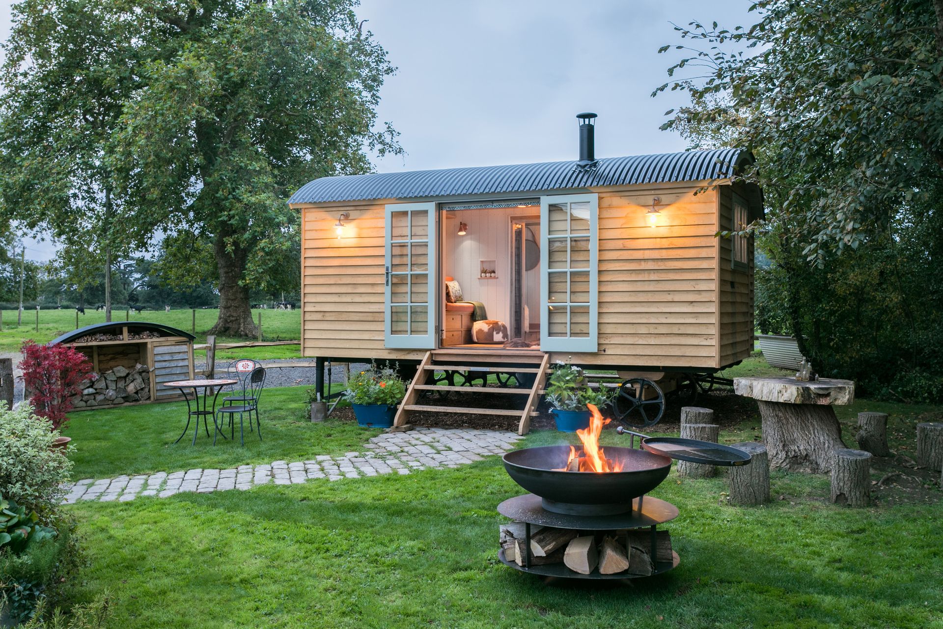 <p>                     Make the most of your space by including a secluded garden retreat in your large garden. A shepherd's hut nestled behind a hedge or at the far end of the garden, amongst trees, can make the perfect spot for reading, an extra bedroom or for your garden office.                   </p>                                      <p>                     Traditional in shape and neat in size, these raised huts ooze rural style and charm. Fit them out with a wood burning stove, simple kitchen units and kettle, and they can be comfortably used all year-round. Go for a design that's well insulated and can be mains powered and you'll be comfortable outdoors, whatever the weather. Set it up with its own seating area, a log store and some fun fire pit ideas and you’ll have a home-from-home right on the doorstep.                   </p>                                      <p>                     Love the idea but need a more budget-friendly option? Don't discount your existing garden buildings as with some clever shed ideas, even your humble garden shed can become a tranquil outdoor hideaway.                   </p>